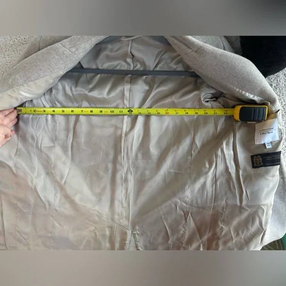 & Other Stories wool taupe oversize blazer - Picture 7 of 10